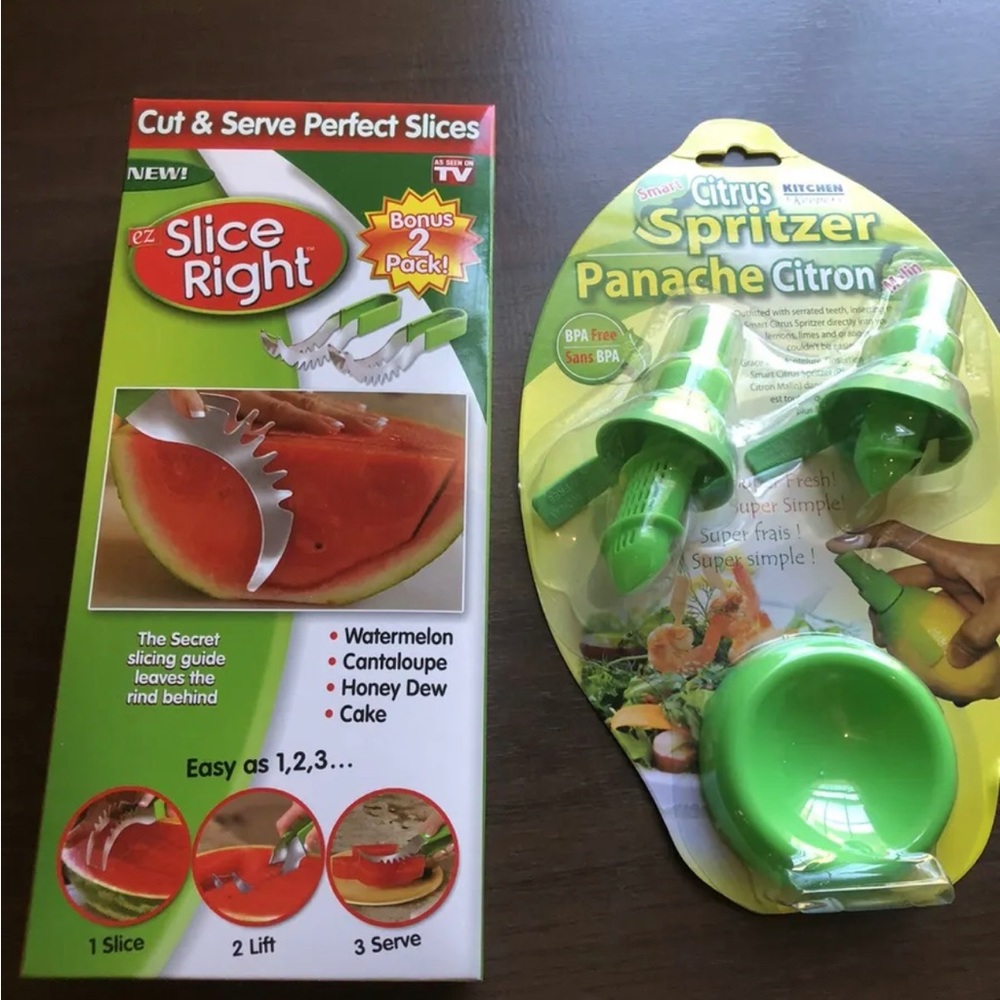 New Kitchen Tools Set “Slice Right” / “Citrus Spritzer”